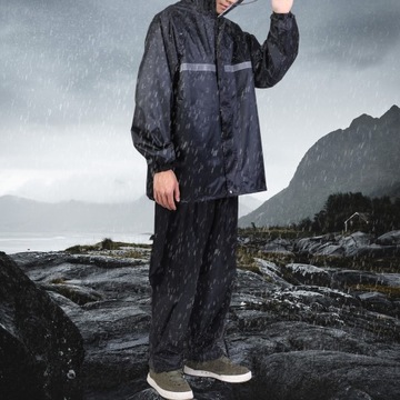 ДОЖДЕВИК ДЛЯ ВЗРОСЛЫХ КОМПЛЕКТ ДОЖДЕВИК И ДОЖДЕВЫЕ БРЮКИ XL