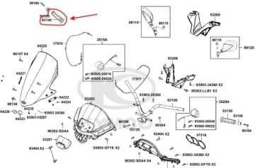 ПРАВЫЙ РОЛЛГАЗ ГУМ ГАЗОВАЯ РУЧКА Kymco Dink Street 125cc