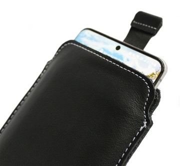 Skórzane etui wsuwka pokrowiec do iPhone 11 12 13 14 15 Plus Pro Max