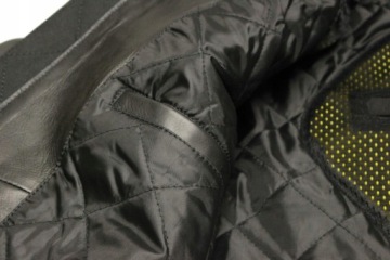 Кожаное пальто VIG-16611 BLACK XL c