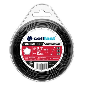 Żyłka tnąca gwiazdka 2,7 mm 15 m PREMIUM CELLFAST