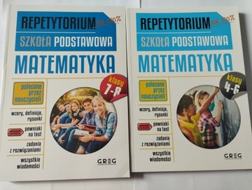 MATEMATYKA REPETYTORIA 4-6 7-8 Podstawowa GREG x2