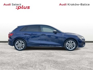 Audi A3 8Y Sportback 1.5 35 TFSI 150KM 2021 Audi A3 Sportback S line LED Automat Kamera Park Assist Podgrzewane Fotele, zdjęcie 5