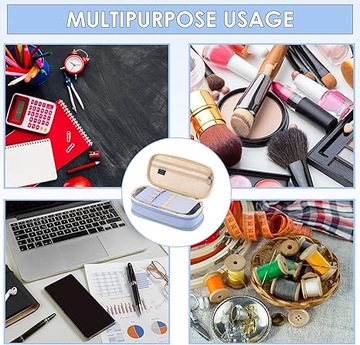 2024 НОВАЯ БОЛЬШАЯ МНОГОФУНКЦИОНАЛЬНАЯ КОРОБКА-КАРАНДАШКА С ТРЕМЯ ОТДЕЛЕНИЯМИ ШКОЛЬНЫЙ ЧЕХОЛ ДЛЯ КАРАНДАШЕЙ