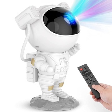 PROJEKTOR GWIAZD Lampka Nocna Rzutnik Dla Dzieci Led Laserowy ASTRONAUTA