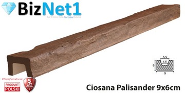Belka Belki rustykalne dekoracyjna ciosana 9x6 2M