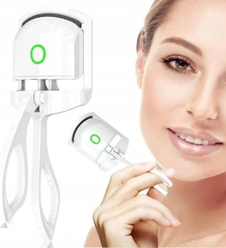 Zalotka do Rzęs Elektryczna Podgrzewaczka Lokówka do Rzęs USB Biała