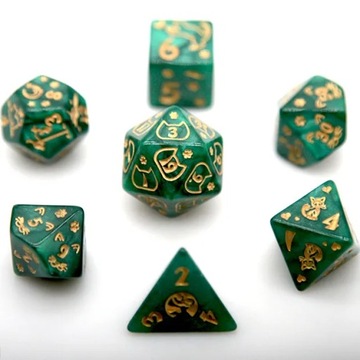 Chzywolap set 7 костей RPG