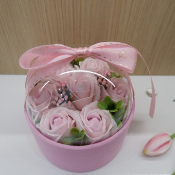 FLOWER BOX KWIATY MYDLANE BUKIET PREZENT