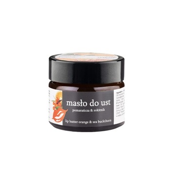 Masło do ust pomarańcza & rokitnik 15 ml