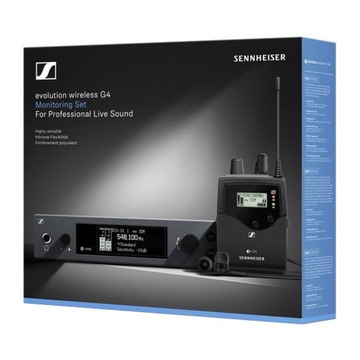 Sennheiser EW IEM G4 A bezprzewodowy zestaw fonii zwrotnej IEM 516-558 MHz
