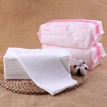 100 ШТ. ОДНОРАЗОВЫЕ ХЛОПКОВЫЕ ПОЛОТЕНЦА ДЛЯ УМЫВАНИЯ ЛИЦА