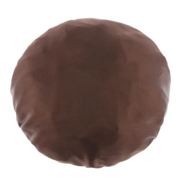 Satynowa elastyczna czapka z szerokim paskiem do spania