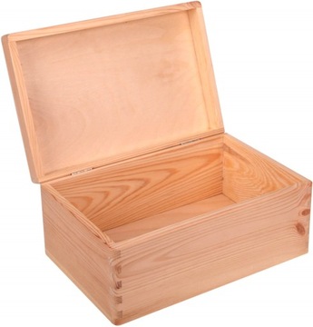 SKRZYNKA DREWNIANA PUDEŁKO NA PREZENT POJEMNIK na zabawki 20x30 ORGANIZER