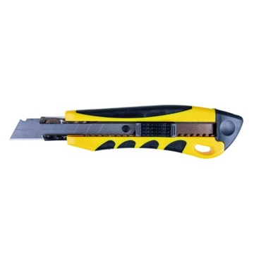 NÓŻ PAKOWY OFFICE PRODUCTS PROFESSIONAL GUMOWA RĘKOJEŚĆ Z BLOKADĄ