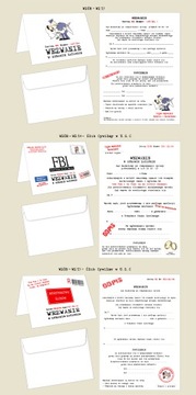 WEZWANIE Zaproszenia na Ślub Ślubne Zawiadomienia