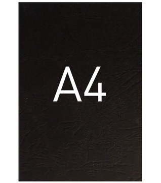 Okładki do bindowania czarne Opus Universal A4 100