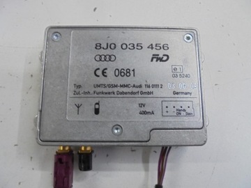 AUDI A5 Q5 A4 B8 ZESILOVAČ ANTÉNNÍ 8J0035456