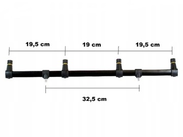 Подставка для удочек BUZZ BAR ПОДСТАВКА НА 4 УДИЛИЩА