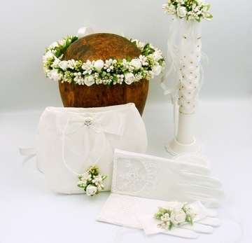 комплект, причастный венок, комплект, венки