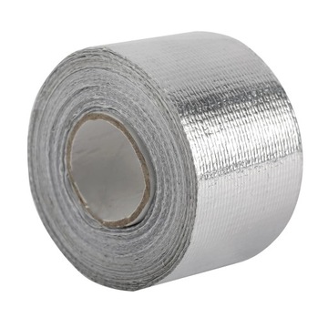 TAŚMA Z FOLII ALUMINIOWEJ 5M SAMOPRZYLEPNA IZOLACJA TERMICZNA ANTYKOROZYJNA