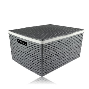 Koszyk z pokrywą Box Rattan popiel