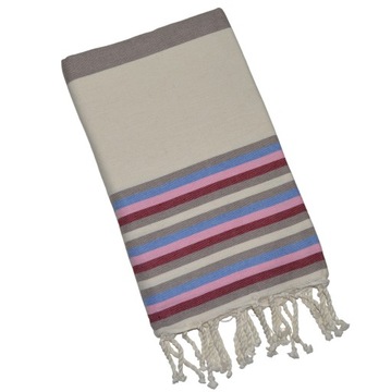 Ręcznik arabski FOUTA do sauny Spa hammam plażowy bawełna 190 x 100