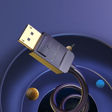 VENTION DisplayPort DP 1.2 4K, 60 Гц, 21,6 Гбит/с, 2 м