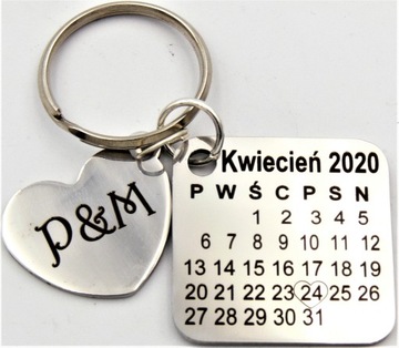 Брелок-календарь с вашей СОБСТВЕННОЙ ДЕЙСТВИТЕЛЬНОЙ датой В УПАКОВКЕ