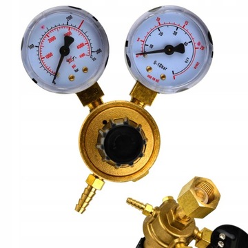 REDUKTOR SPAWALNICZY BUTLI CO2 ARGON DWA ZEGARY KRÓCIEC