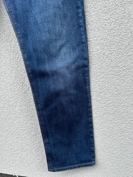 Armani Jeans W32 granatowe spodnie jeansowe J06 slim
