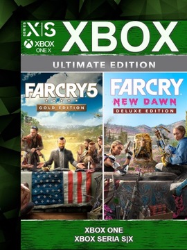 FAR CRY 5 GOLD FAR CRY NEW DAWN DELUXE SX ONE XBOX