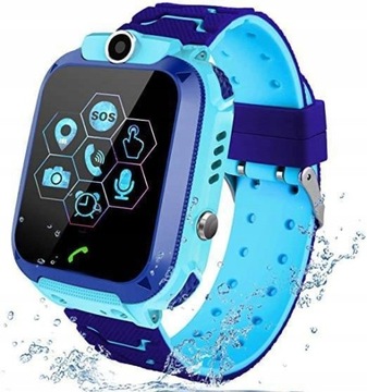 SMARTWATCH DLA DZIECI WODOODPORNY IP67 SIM GPS Q12