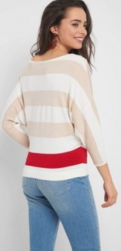 ORSAY- cienki dzianinowy sweter bluzka -M