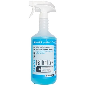 Eco Shine GLASS SHINE 1L Płyn do mycia szyb i luster z alkoholem
