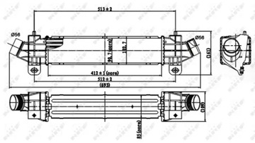 NRF INTERCOOLER AUDI A4 A6 PASSAT B5 058145805H