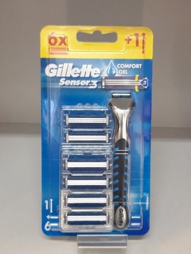 GILLETTE SENSOR3 MASZYNKA + 6 WKŁADÓW