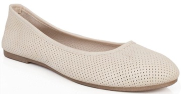 БЕЖЕВЫЕ БАЛЕТКИ, АЖУРНЫЕ ТЕННИСНЫЕ ТУФЛИ 39