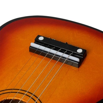 Портативная струнная акустическая гитара, 21 дюйм,