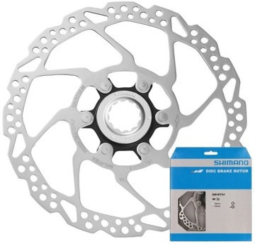 Тормозной диск SHIMANO Deore SM-RT54 160 мм (6 дюймов) Center Lock CL серебристый