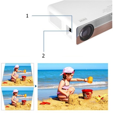 Проектор Проектор Full HD 4K WiFi Android TV 19500 лм 650 ANSI Bluetooth USB