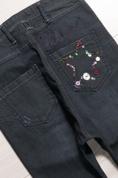 DESIGUAL SARWELL FIT SPODNIE JEANSY r. 38