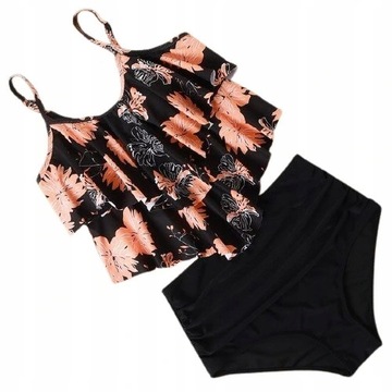 STRÓJ KĄPIELOWY BIKINI WYSOKI STAN BOHO 40 L