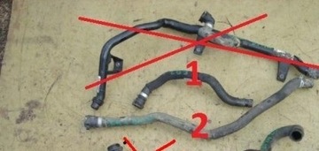 BMW E90 E91 E92 E93 3.5 PŘÍVOD WAZ VODY CHLADIČŮ