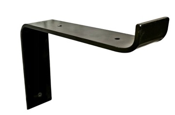 WSPORNIK PÓŁKI 10/15/20/25cm stal Czarny LOFT 50/5