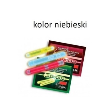 WĘDKARSKIE ŚWIETLIKI 4,5x37 mm NIEBIESKIE 2szt DAM
