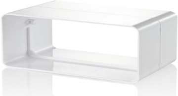 ŁĄCZNIK ZŁĄCZKA PRZEWÓD RURA KANAŁ PCV PŁASKI WENTYLACYJNY 204x60mm /520