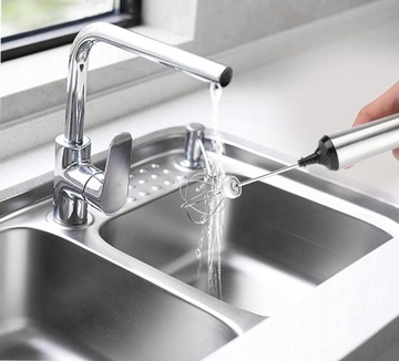 ВЗЕНИВАТЕЛЬ, ВЕНЧИК ДЛЯ МОЛОКА, КОФЕ, НЕРЖАВЕЮЩАЯ СТАЛЬ