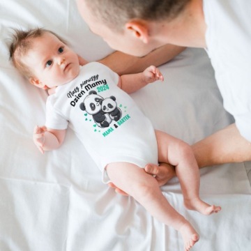 ФУТБОЛКА ДЛЯ МАТЕРИ НАШ ПЕРВЫЙ ДЕНЬ МАТЕРИ ПОДАРОК ​​МАТЕРИ S Y4