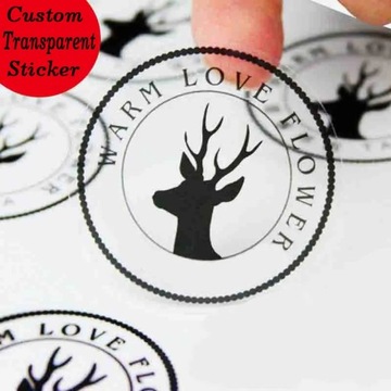 Персонализируйте индивидуальные наклейки с логотипом, свадьба